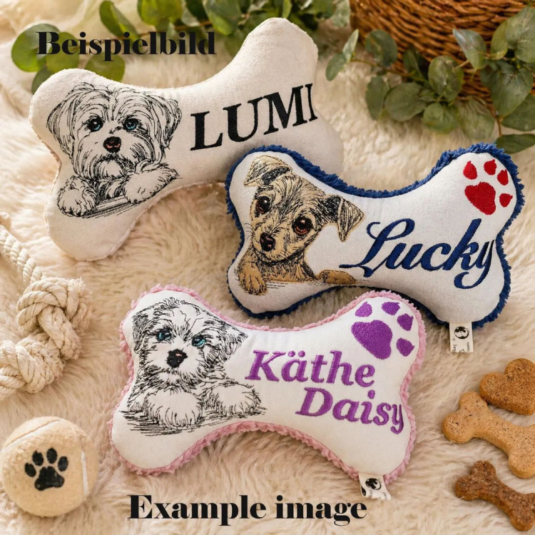 ITH-Projekt von Lunachild für einen Hundespielzeug Knochen