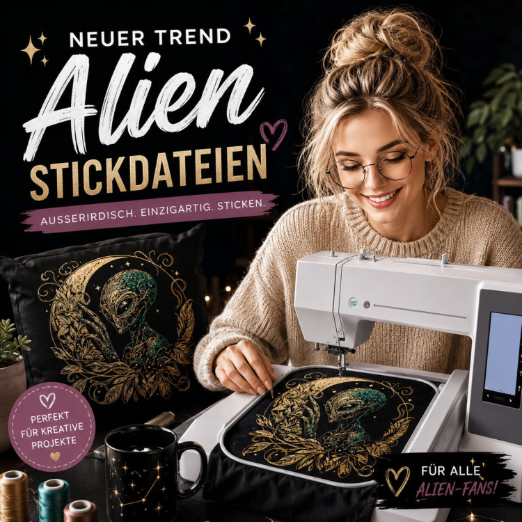 Trend Stickdateien "Alien"